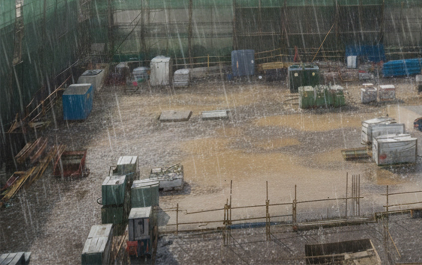 画像分類およびメタデータの付与（雨）