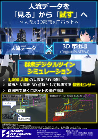 ロボット開発×人流データ