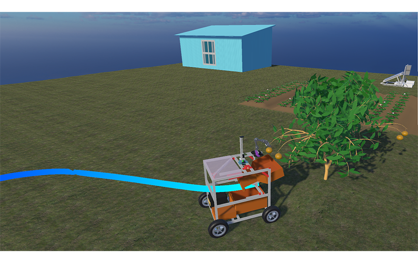 Example of 3DCG production for a farm