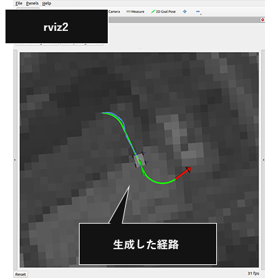 HILSでナビケーション機能を実施した様子②